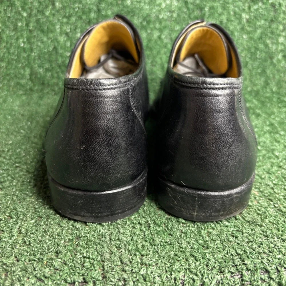 Bally Futani-00 Leather Lace Up Derby Oxford Dress Shoes Black Mens 10.5 E Wide